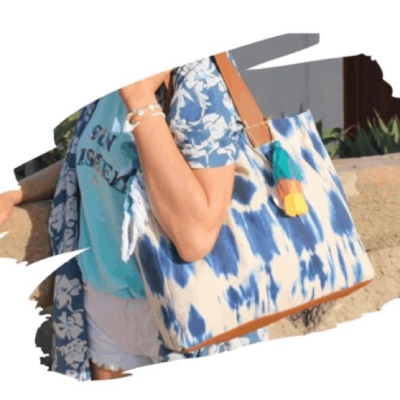 Lu + Elle Handbags - NIB Laguna Blue Tie Dye Tote
